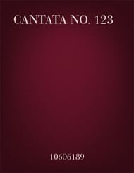 Cantata No. 123 SATB Full Score cover